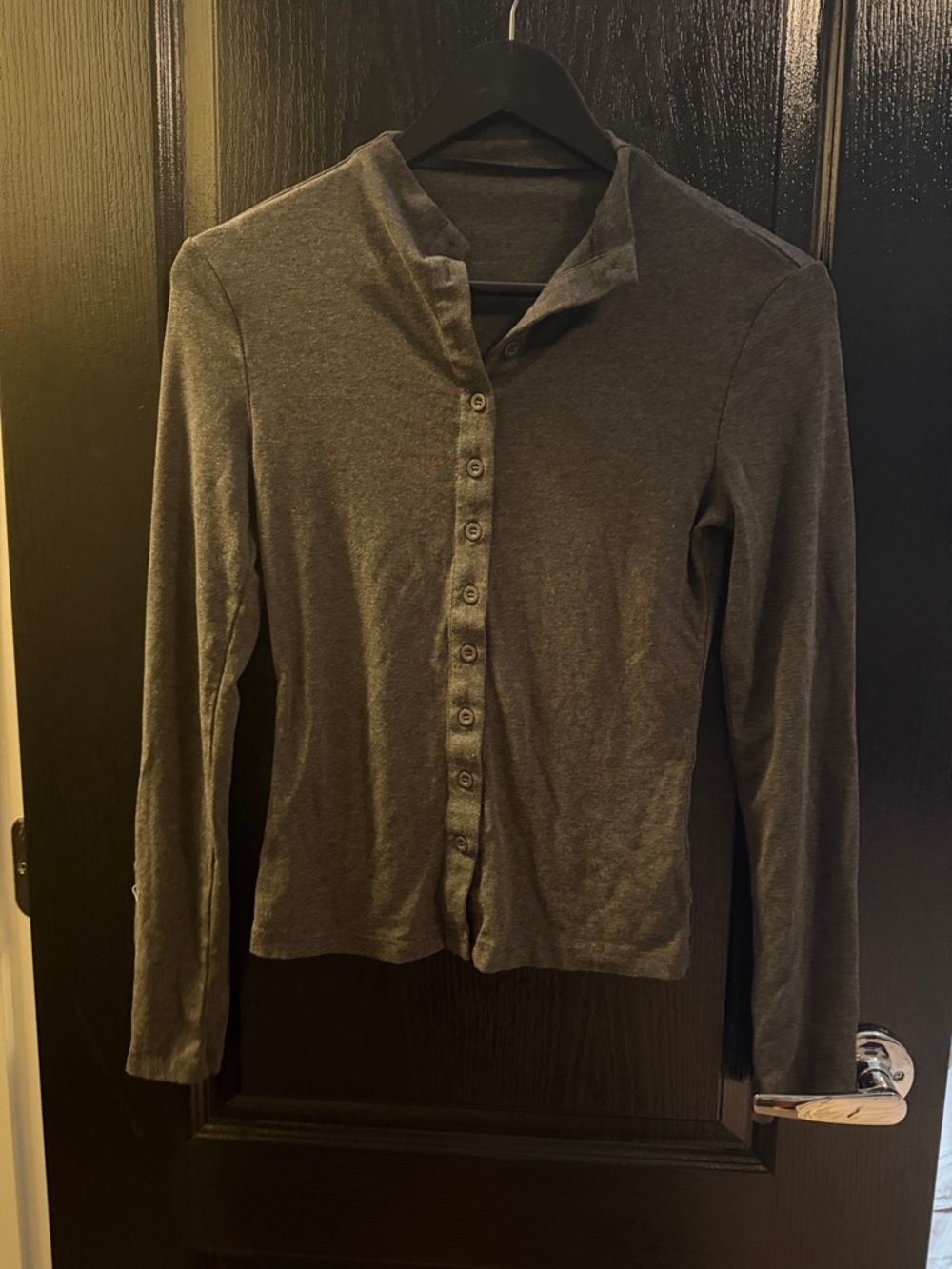 Commense Heather Gray Button-Front (damage see photos)